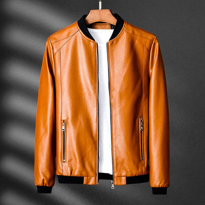 Supple Italian leather contemporary jacket for men | Lorenzo Bellucci -1