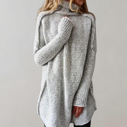 Winter Turtleneck Long Casual Sweater Pullover for women | Noelle