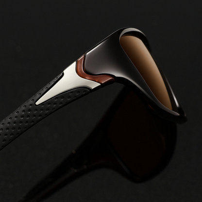 Lightweight polarised wraparound sport sunglasses for men | Ravelo -3