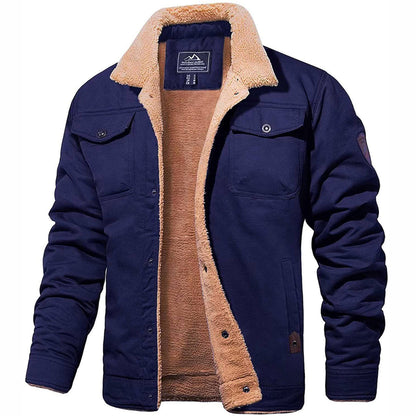 Casual Winter Lined Utility Jacket for men | Hudson