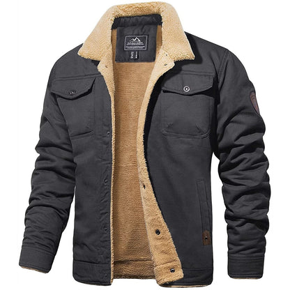 Casual Winter Lined Utility Jacket for men | Hudson