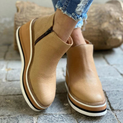 Winter Platform Chelsea Ankle Boots for women | Brielle