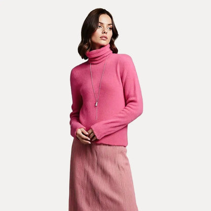 Soft cosy turtleneck sweater for women | Emmeline -1