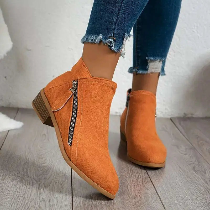 Ergonomic supportive everyday ankle boots for women -4