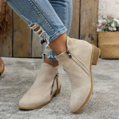 Ergonomic supportive everyday ankle boots for women -5