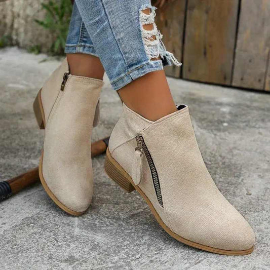 Ergonomic supportive everyday ankle boots for women -1