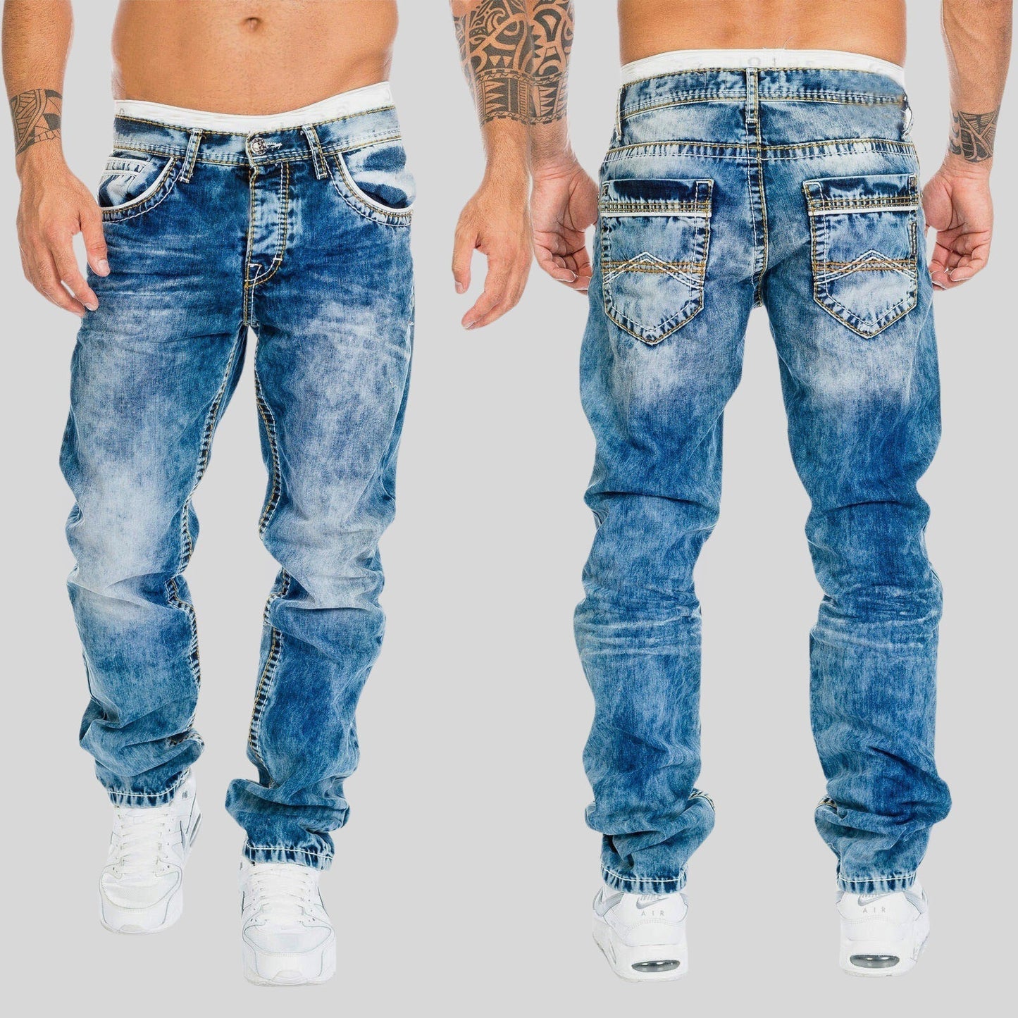 Urban denim jeans for men -1