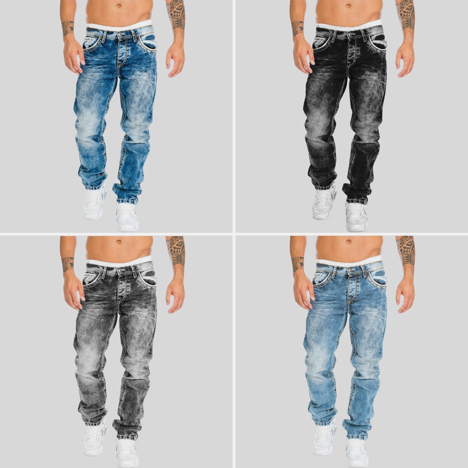 Urban denim jeans for men -5