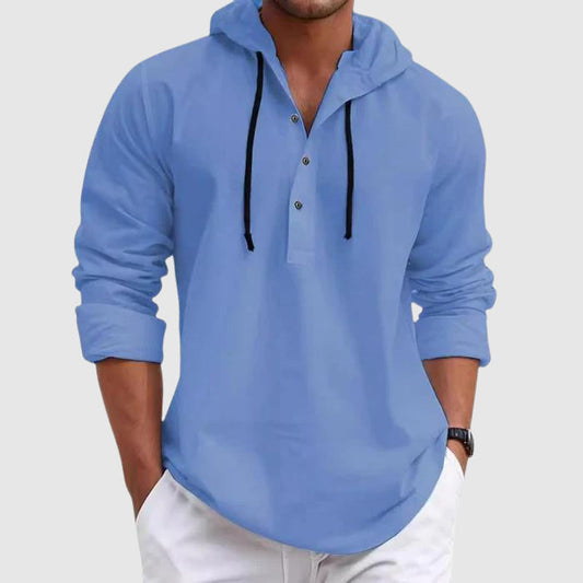 Casual hooded weekend shirt for men | Felix Grant -1