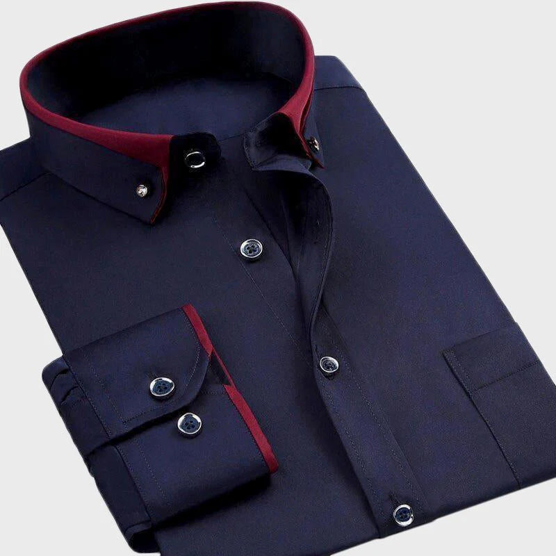 Elegant smart casual linen shirt for men | Felix Grant -3