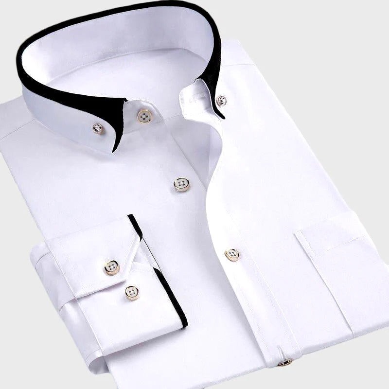 Elegant smart casual linen shirt for men | Felix Grant -2