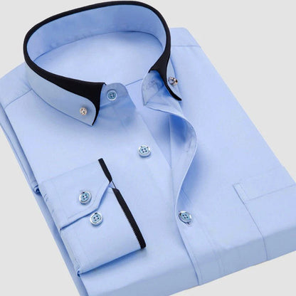 Elegant smart casual linen shirt for men | Felix Grant -4