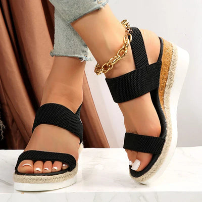 Supportive adjustable sandals with breathable open design for women | Arlena