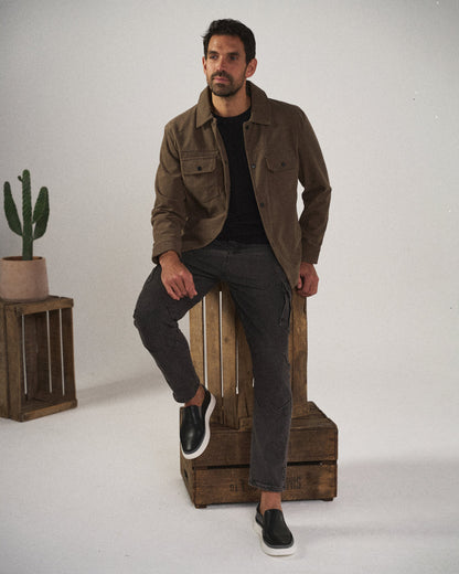 Smart slim-fit cargo trousers for men | Kensington -4