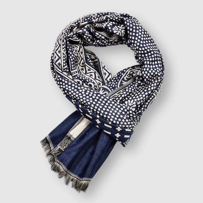 Soft classic everyday cotton scarf for women | François Blanchet