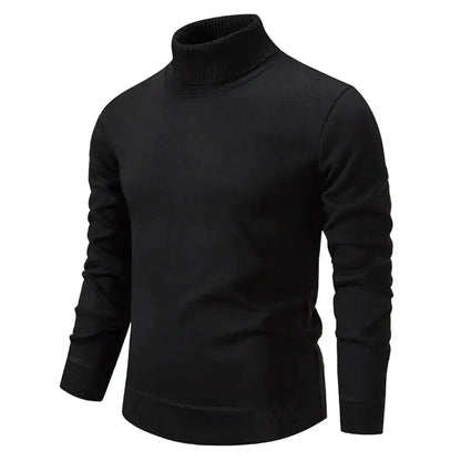 Classic ribbed turtleneck sweater for men | Giovanni -2