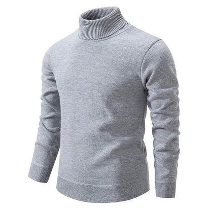 Classic ribbed turtleneck sweater for men | Giovanni -3