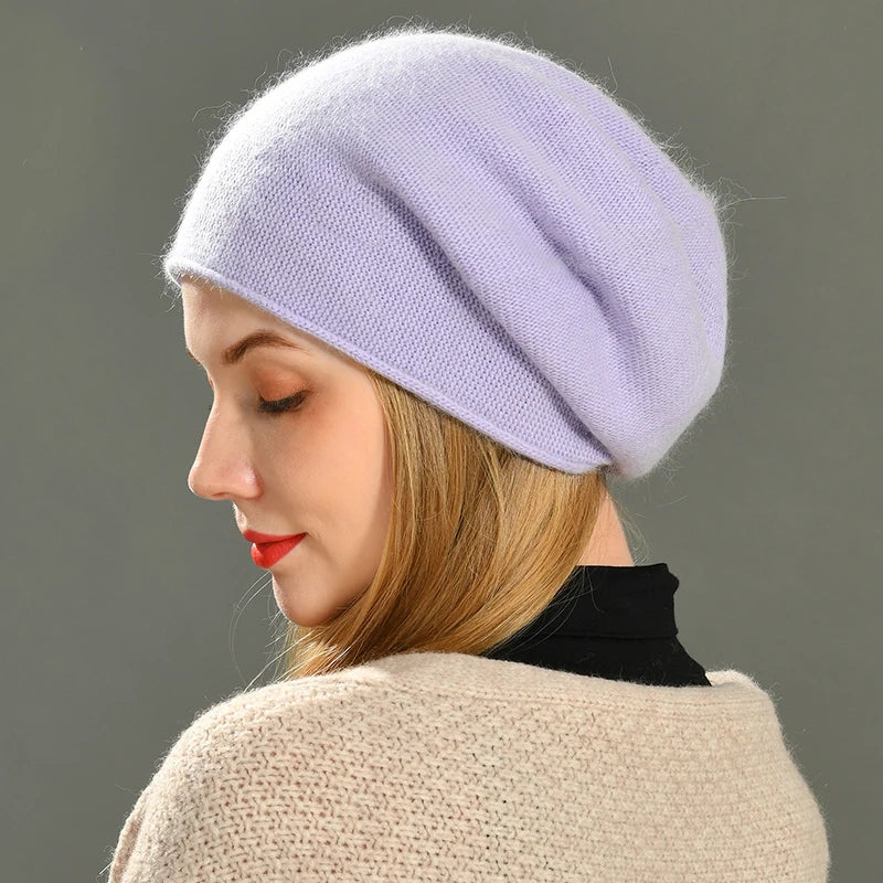 Soft slouch knit beanie for women | Happyhead Ease