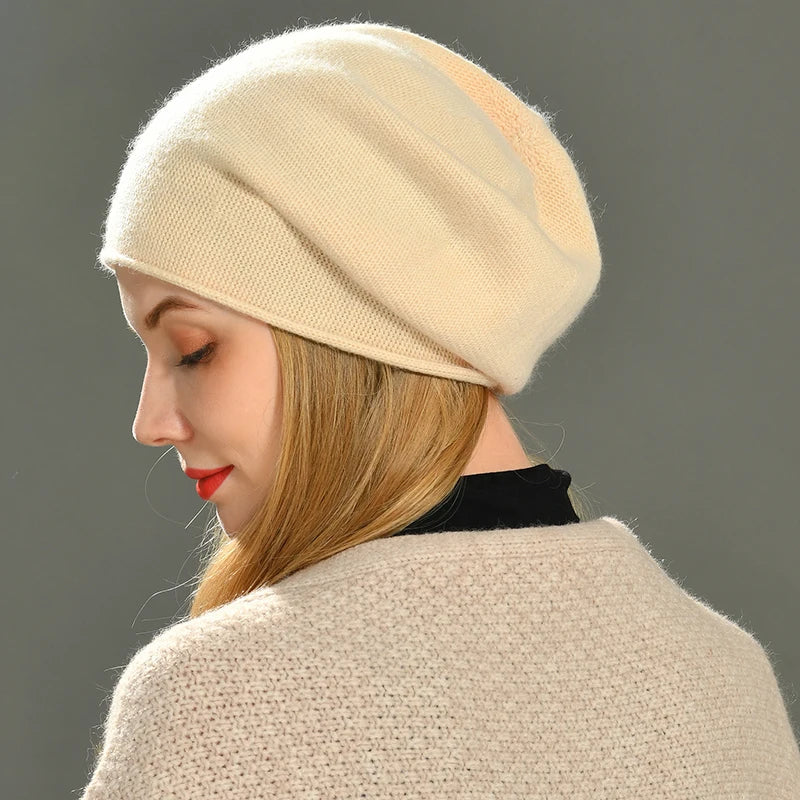 Soft slouch knit beanie for women | Happyhead Ease