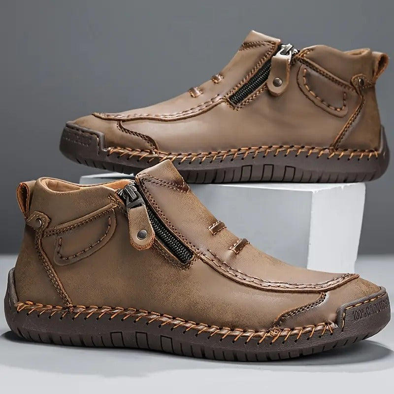 Classic everyday leather boots for men | Ferano -5
