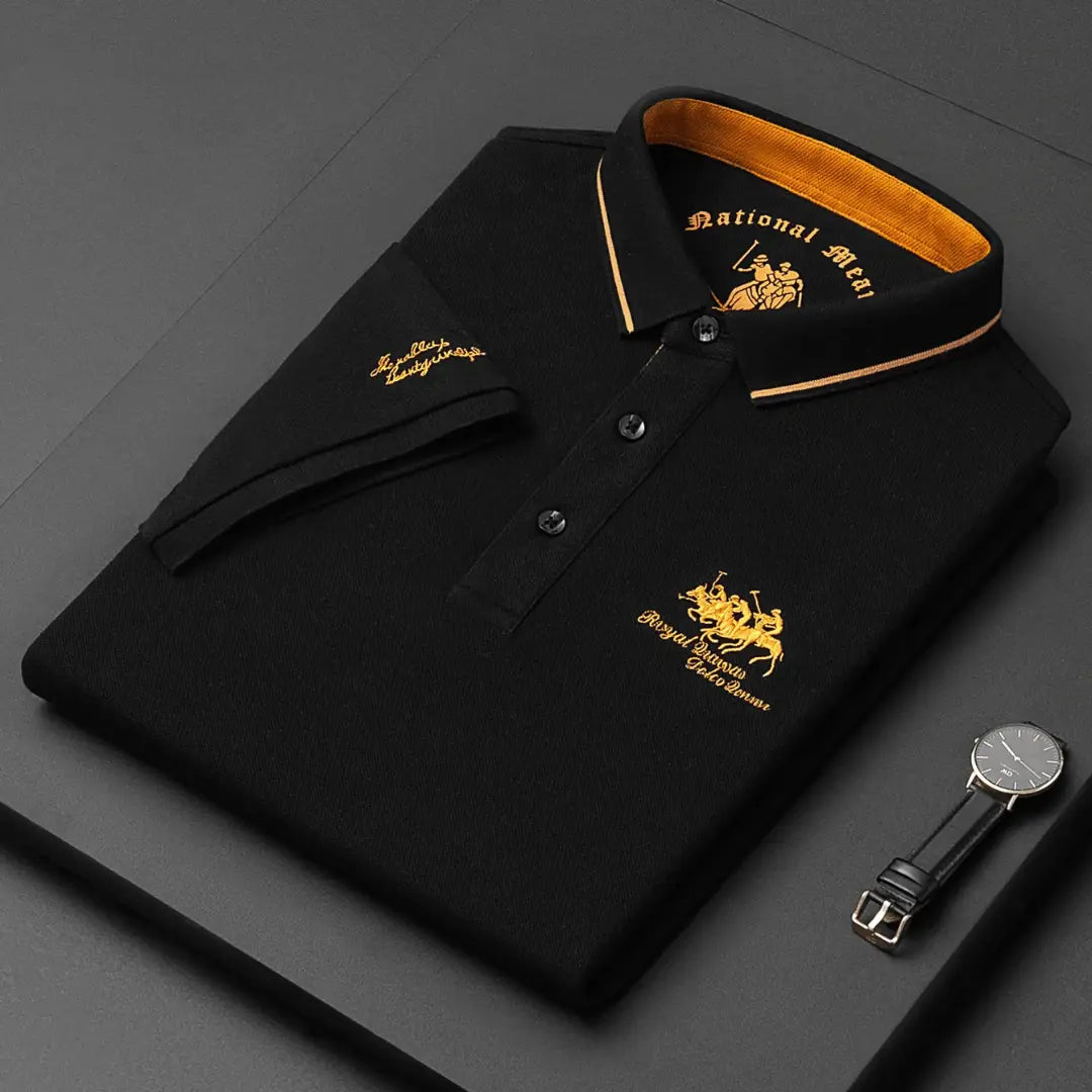 Classic breathable everyday polo shirt for men | Kaito -1