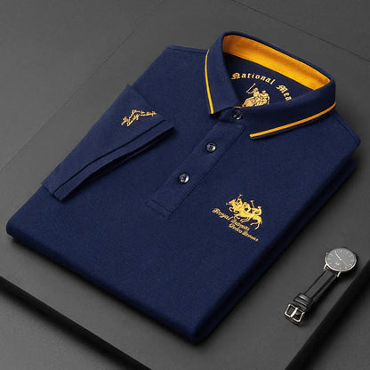 Classic breathable everyday polo shirt for men | Kaito -7