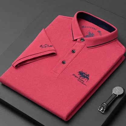Classic breathable everyday polo shirt for men | Kaito -9