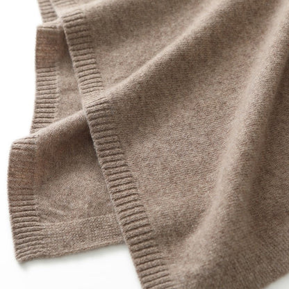 Lightweight seamless drape poncho with minimalist hem for women | Elowara