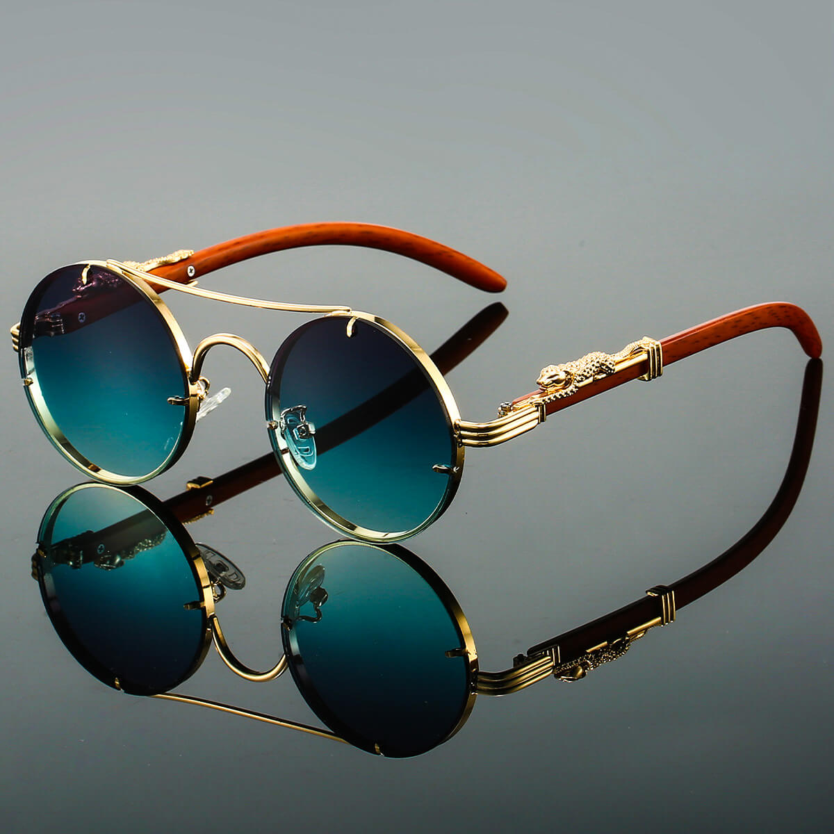 Lightweight polarised UV400 sunglasses for men | Panthera Onca -2