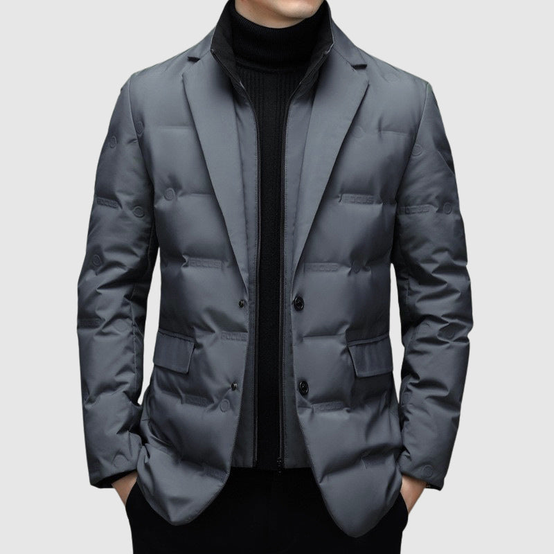 Warm lightweight quilted puffer jacket for men | L'Essenziale -2
