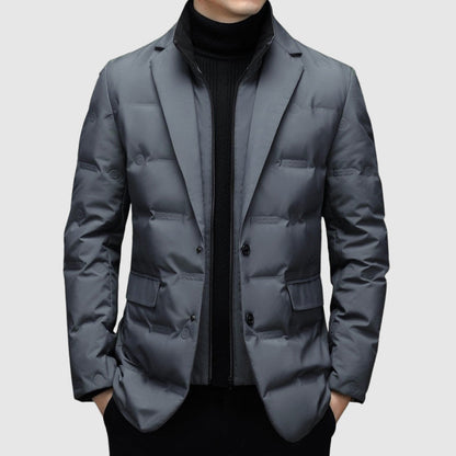 Warm lightweight quilted puffer jacket for men | L'Essenziale -2