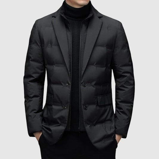 Warm lightweight quilted puffer jacket for men | L'Essenziale -1