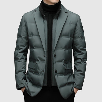 Warm lightweight quilted puffer jacket for men | L'Essenziale -3