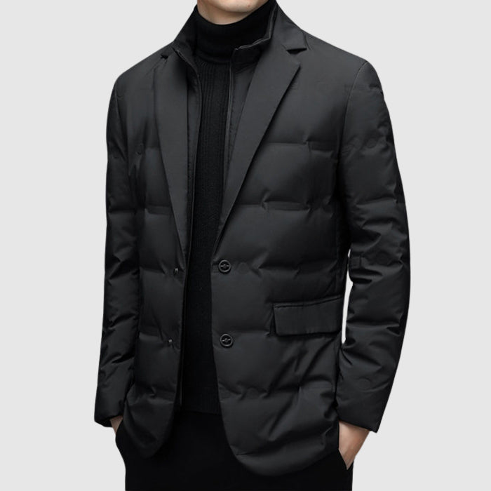 Warm lightweight quilted puffer jacket for men | L'Essenziale -6