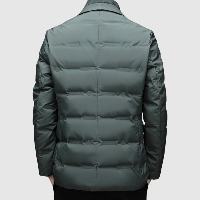 Warm lightweight quilted puffer jacket for men | L'Essenziale -5