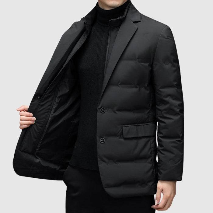 Warm lightweight quilted puffer jacket for men | L'Essenziale -7