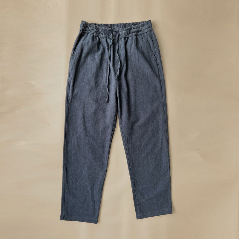 Comfy linen pants for men -6