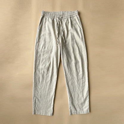 Comfy linen pants for men -4