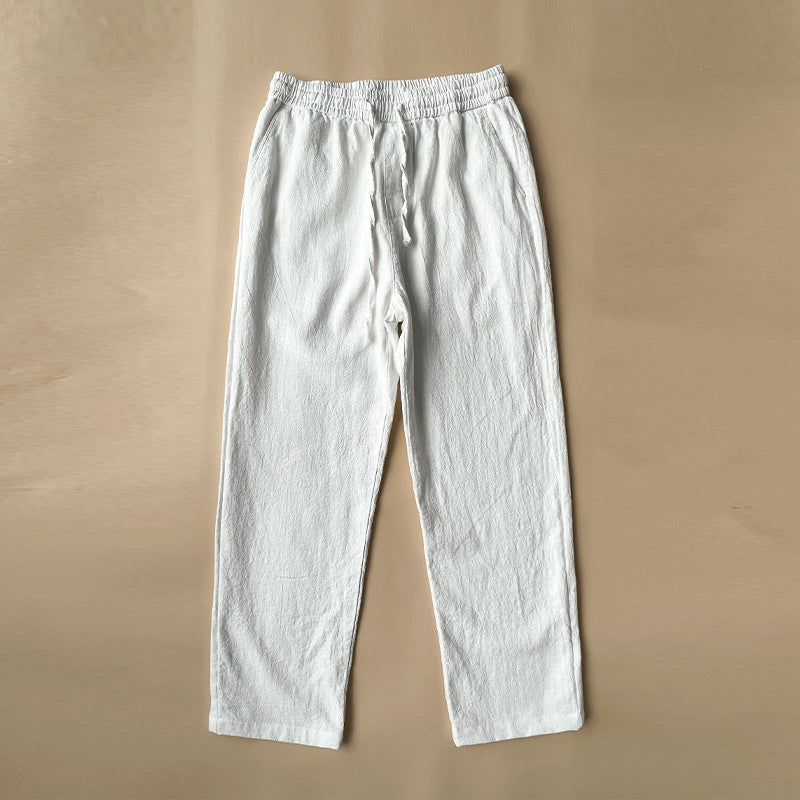 Comfy linen pants for men -3