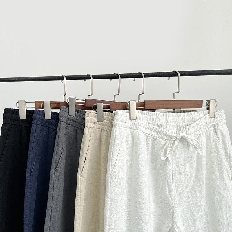 Comfy linen pants for men -2