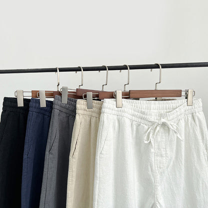 Comfy linen pants for men -2