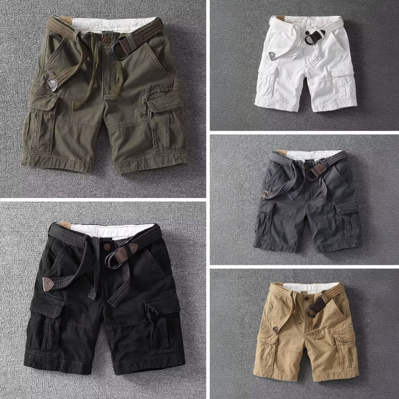 Classic cargo shorts for men -6