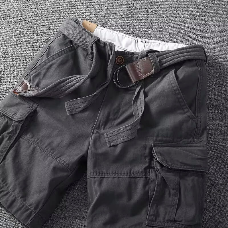 Classic cargo shorts for men -7