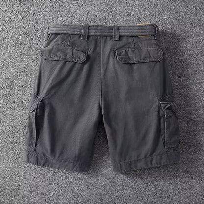 Classic cargo shorts for men -8