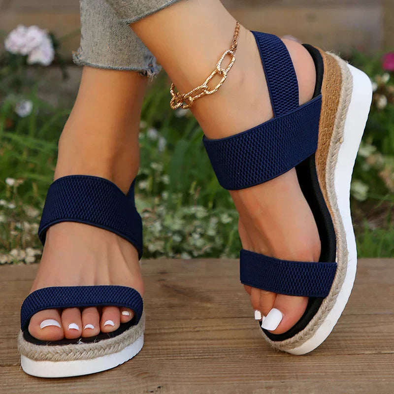 Supportive adjustable sandals with breathable open design for women | Arlena