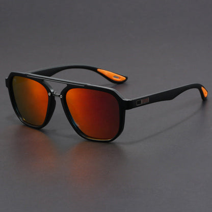 Sharp structured frame sunglasses with UV protection for men | Virexon