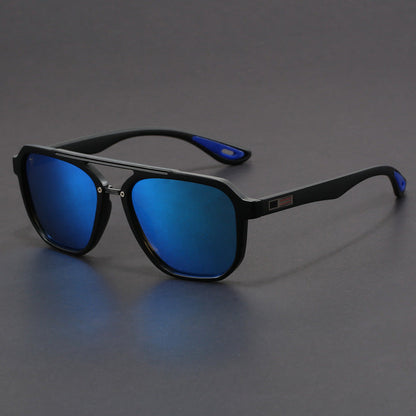 Sharp structured frame sunglasses with UV protection for men | Virexon