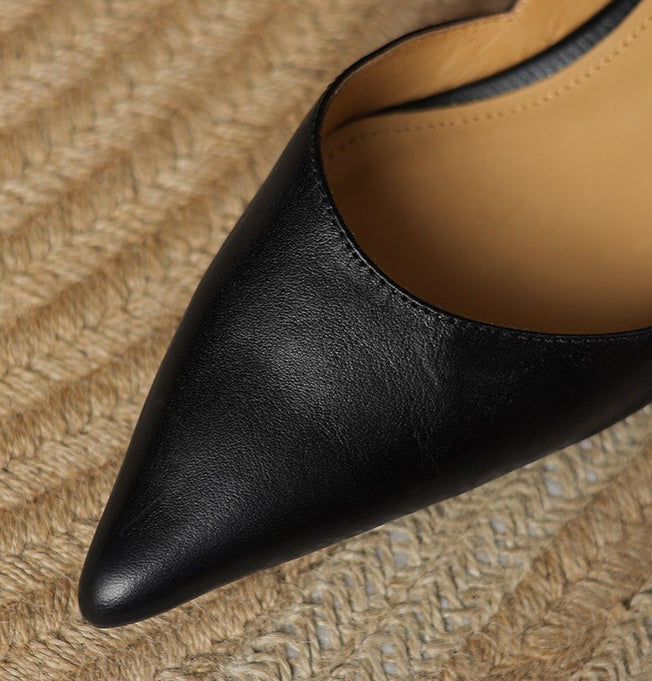 Pointed Toe Bit Strap Kitten Heels for women | Valerine
