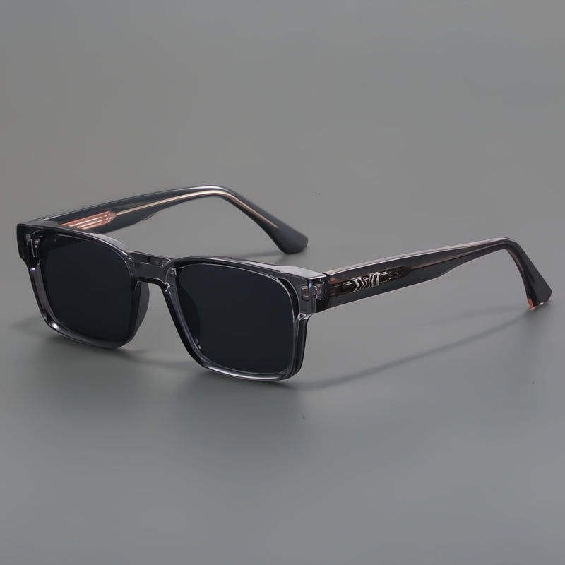 Bold squared frame UV protection sunglasses with ergonomic fit for men | Arvex