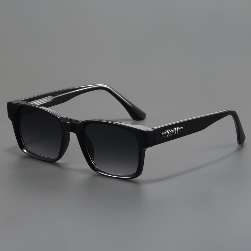 Bold squared frame UV protection sunglasses with ergonomic fit for men | Arvex